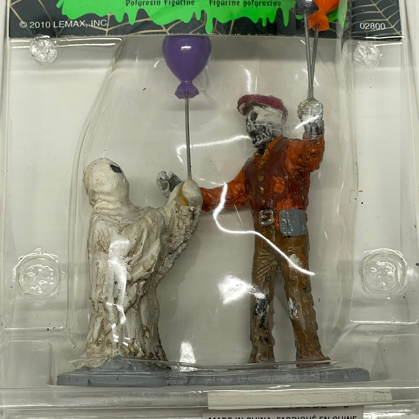 Lemax Spooky Town Boolloon Seller Halloween Village Figures