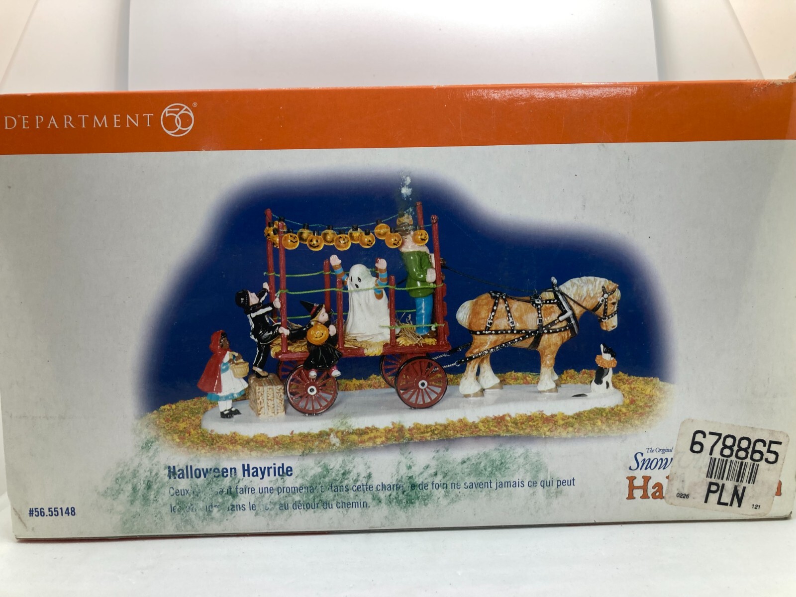 dept 56 Snow Village Halloween Series – Haunted Hayride #55148 – NIB