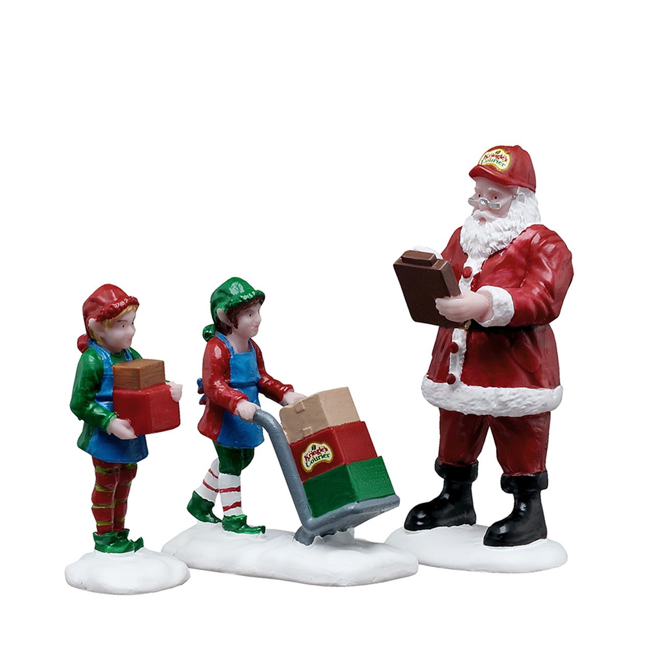 Lemax 2025 Ready For Shipping Santa’s Wonderland #52526 Elves Kringle’s Couriers