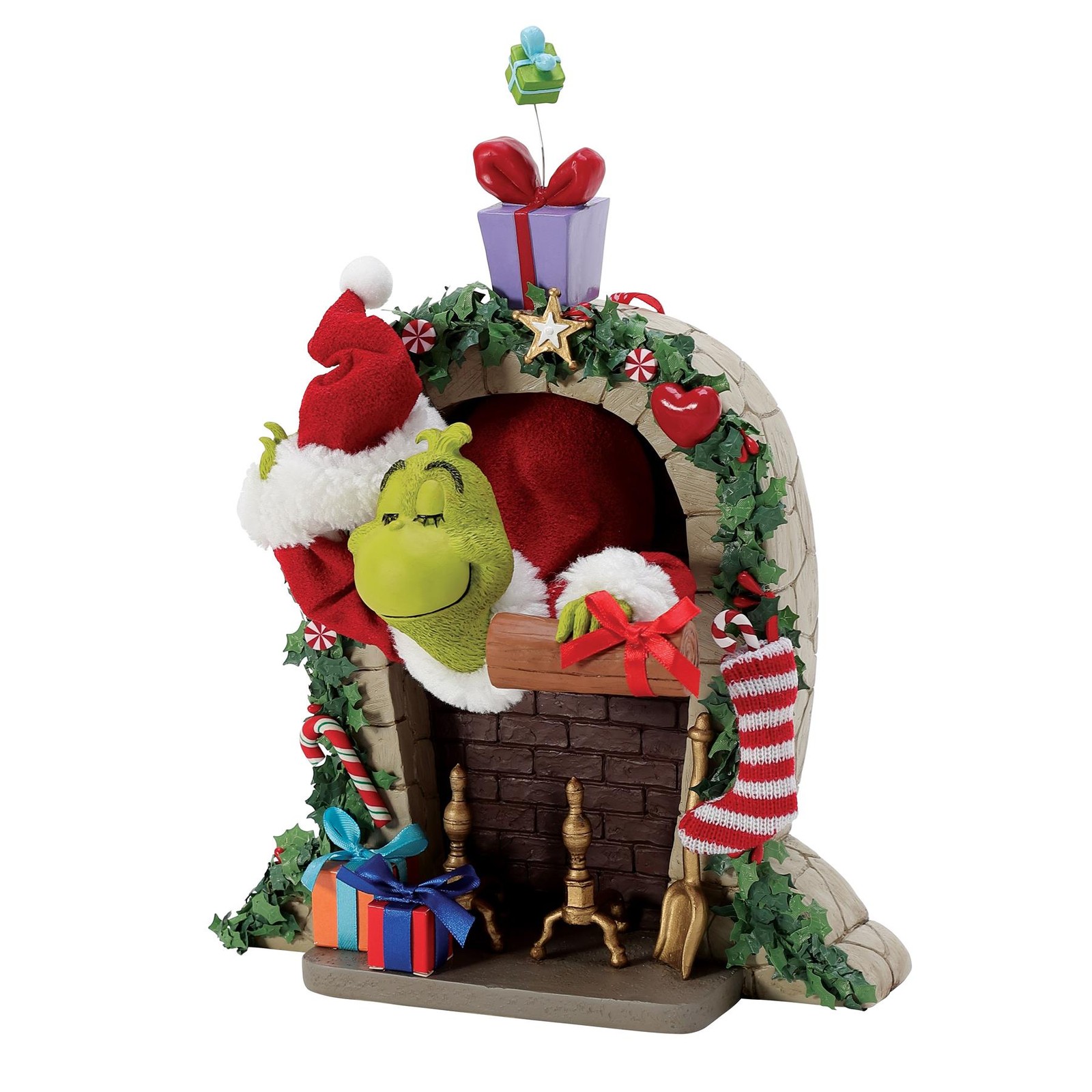 Department 56 Possible Dreams Dr. Seuss Grinch Up the Chimbley Figurine 6014777