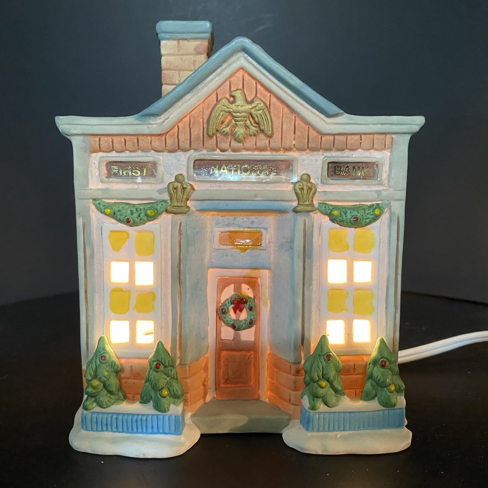 VTG Westminster Brand First National Bank Building Christmas Village *No Light*