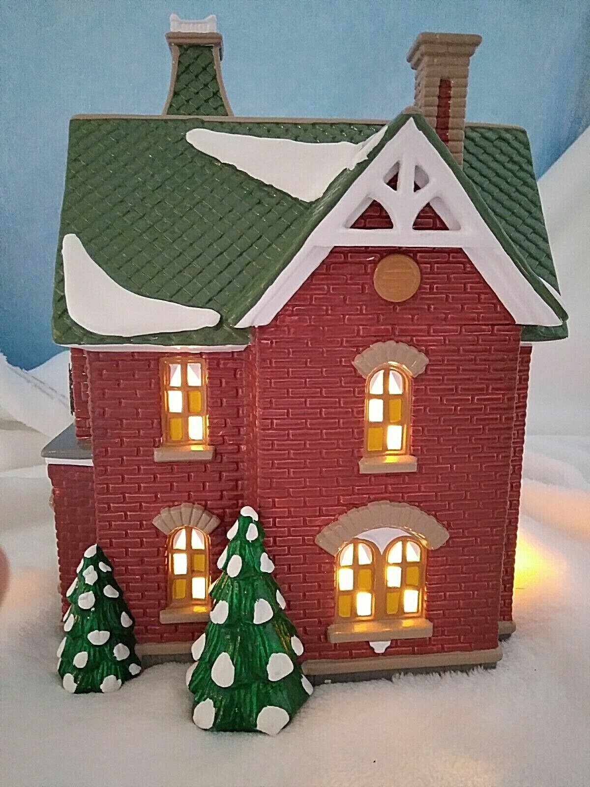 Department 56″ Beacon Hill Victorian”+16 NEW 🌳,NEW Cord, & Snow Blanket 10’x15″
