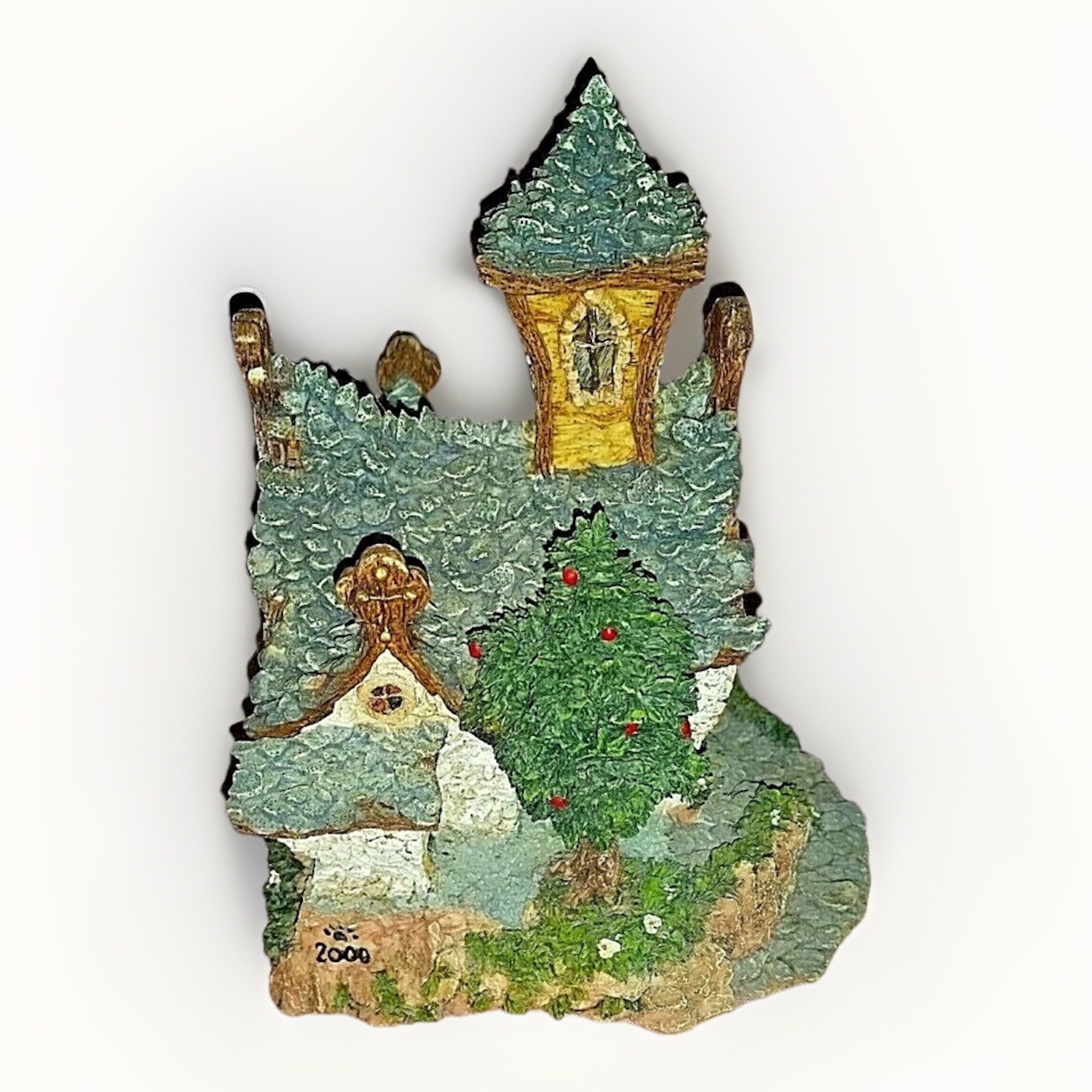 Vintage Boyds Bearly-Built Villages Boyd Town / Chapel In The Woods – New
