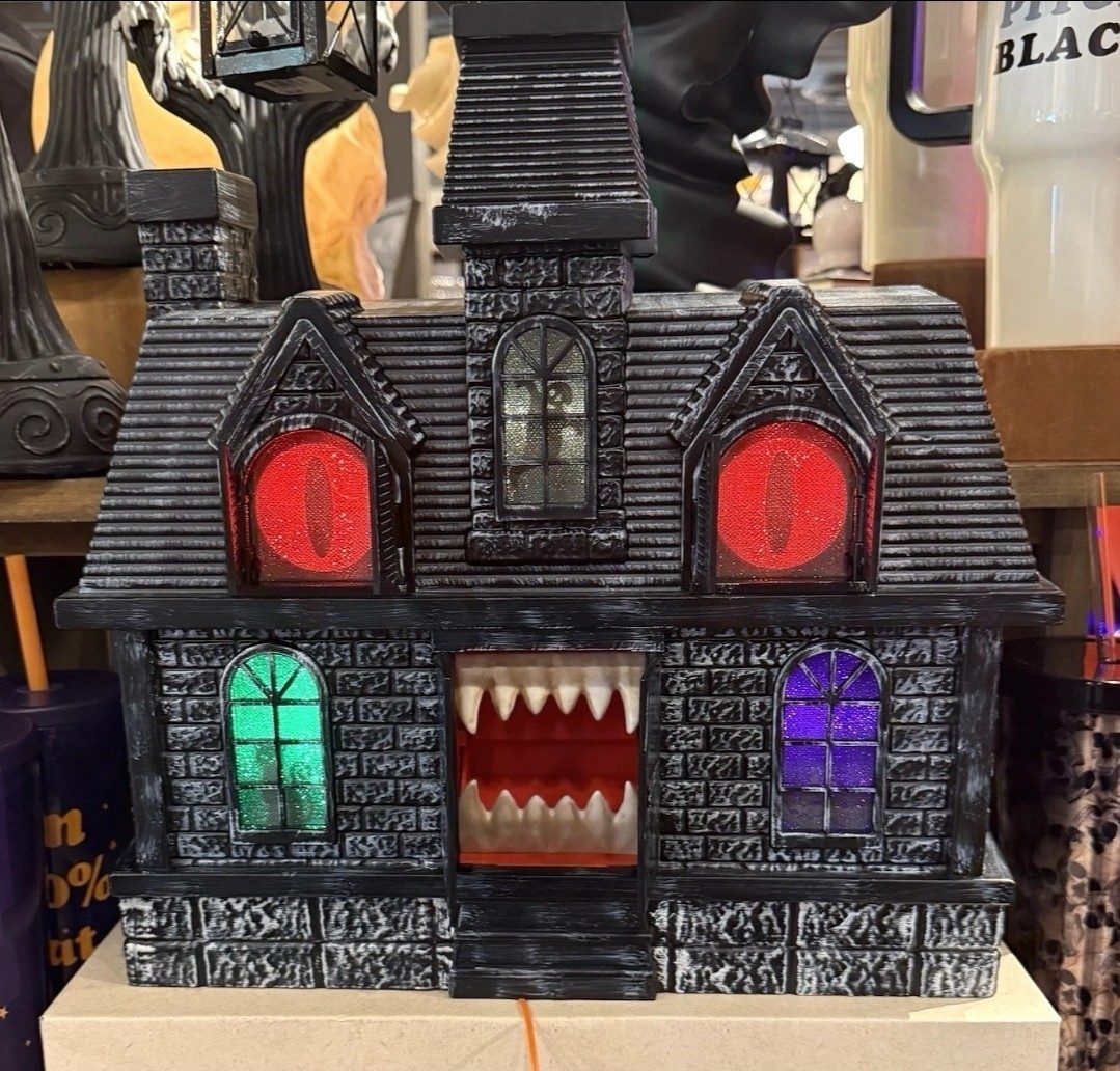 Animated Haunted House with Projection Lights & Sounds! Cracker Barrel Exclusive