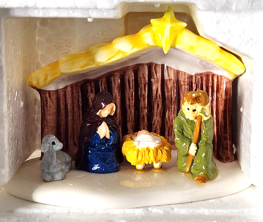 Dept 56 The Original Snow Village Outdoor Nativity Scene #51357 – Retired