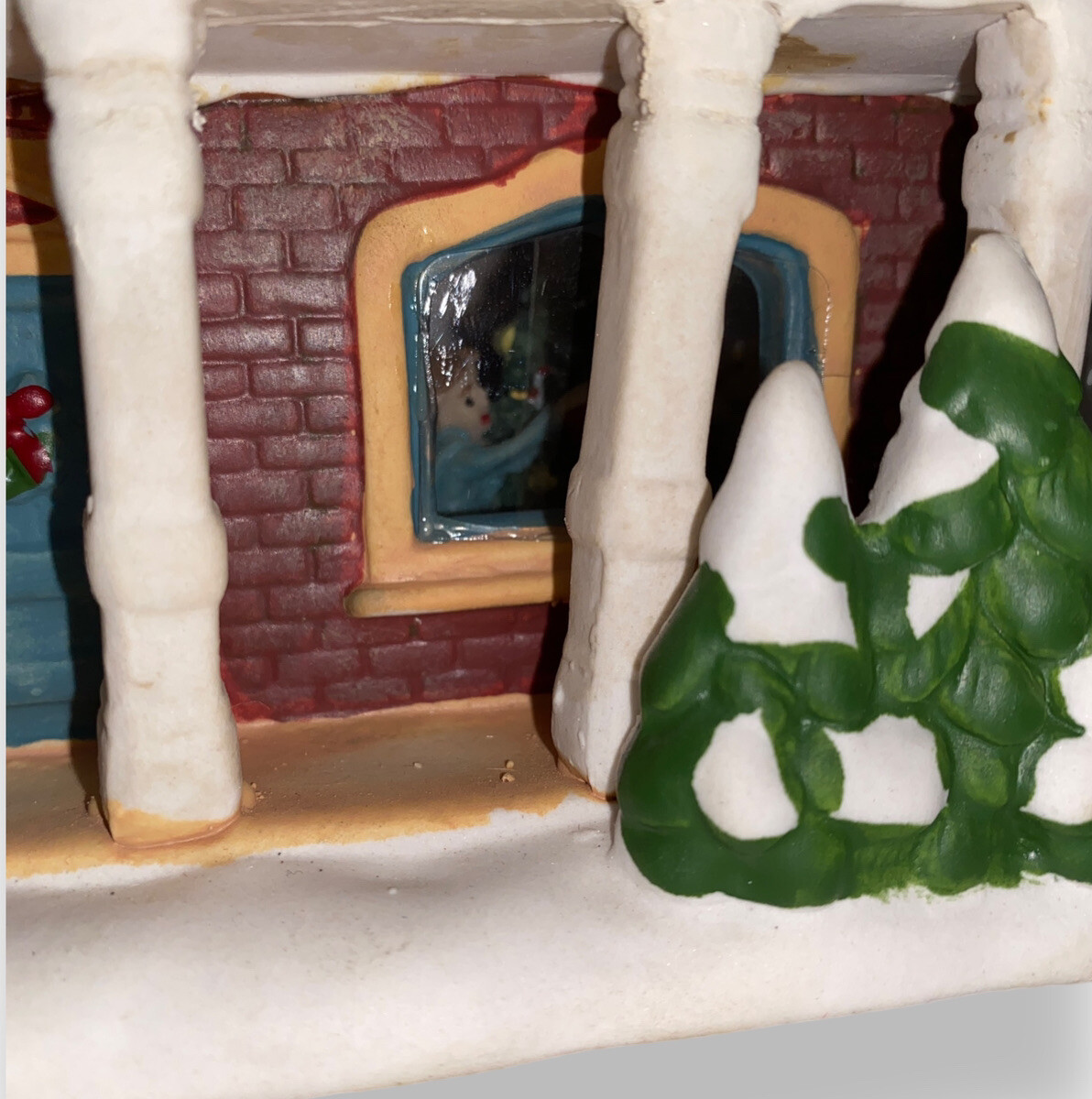 American Greetings Ingleby Village Banker’s House Lighted Ceramic Christmas NIB