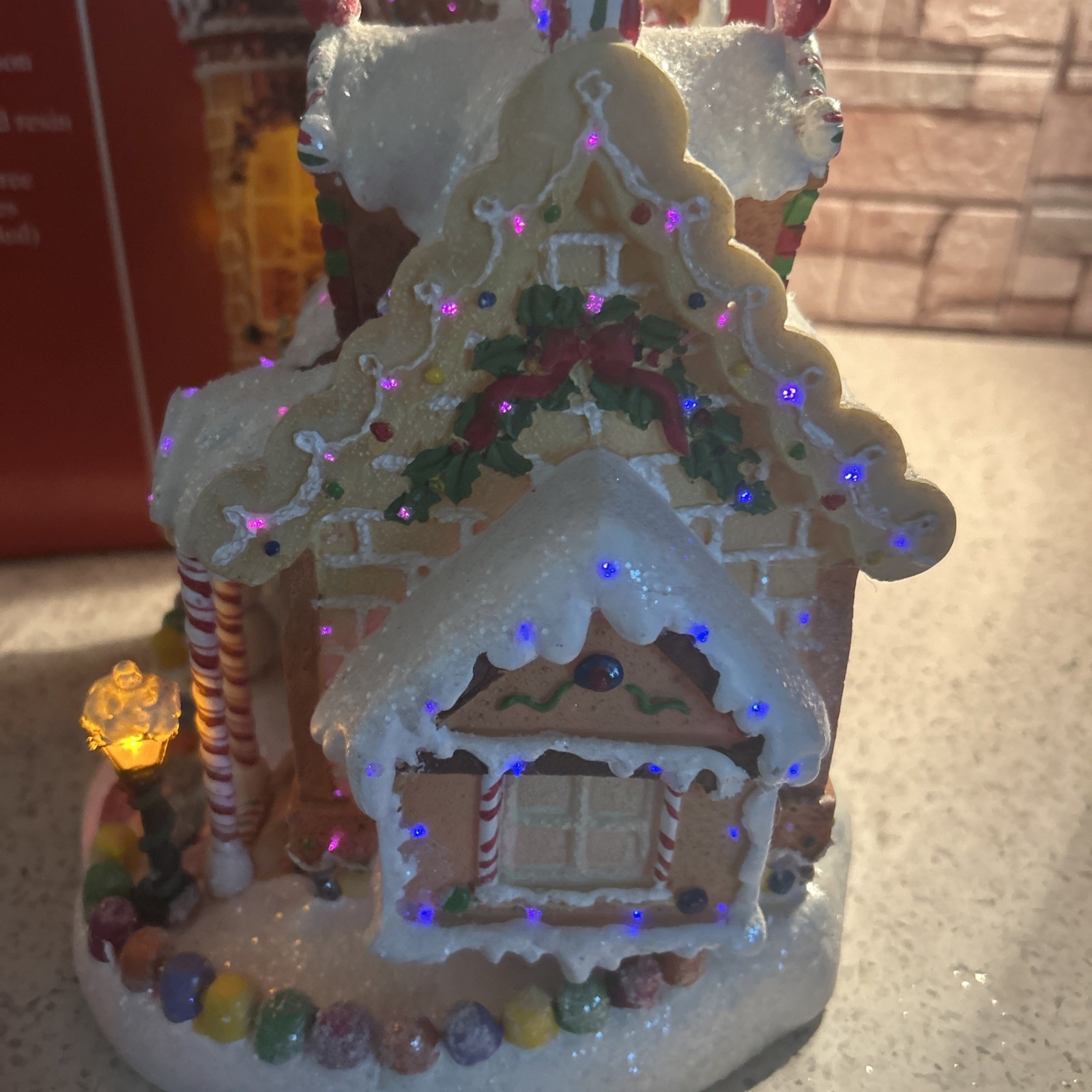 Fiber Optic Gingerbread House 2006 Sam’s Club Christmas Holiday Collection