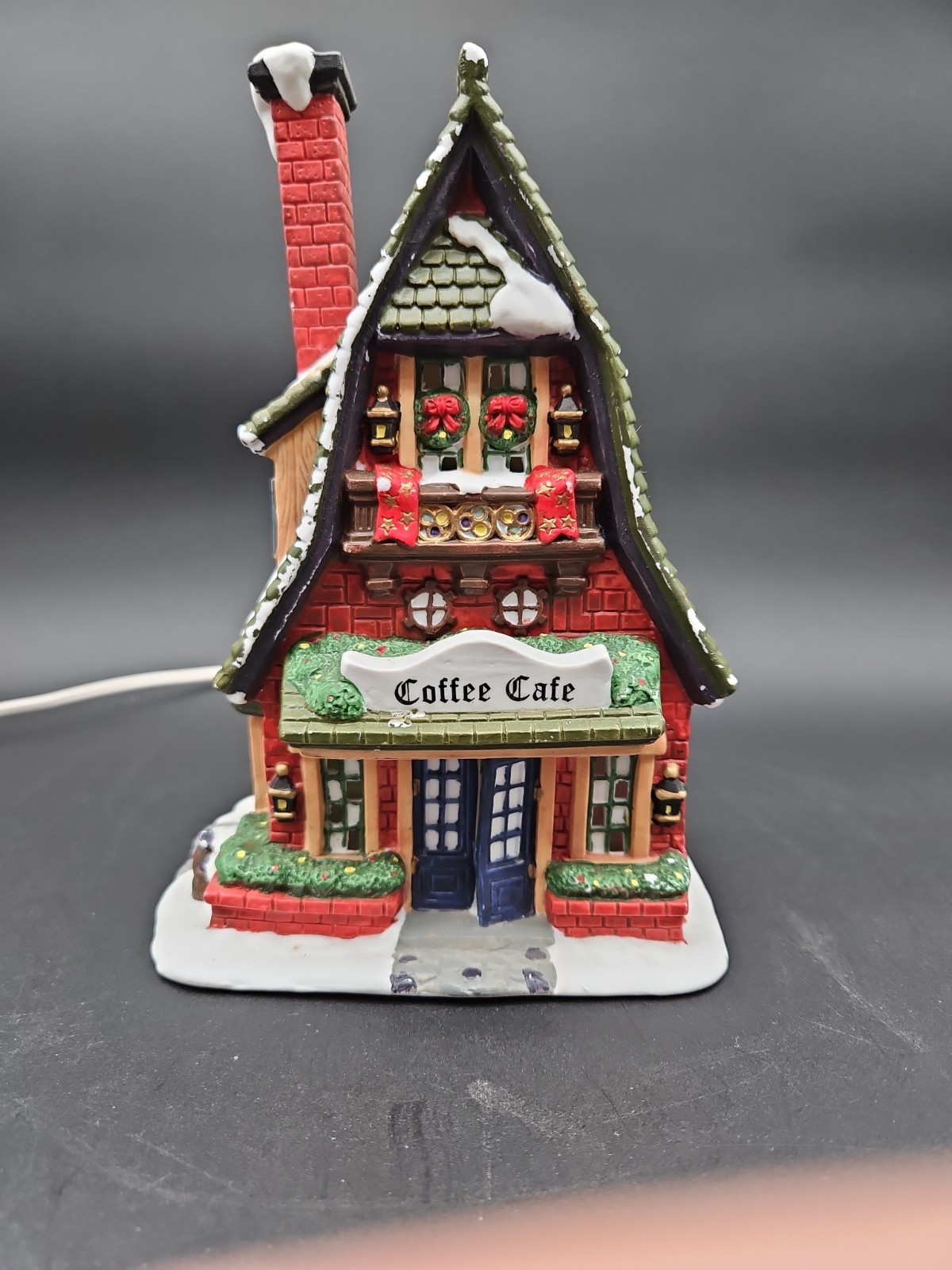 St Nicholas Square Village Collection – (1997) Coffee Cafe Christmas Village