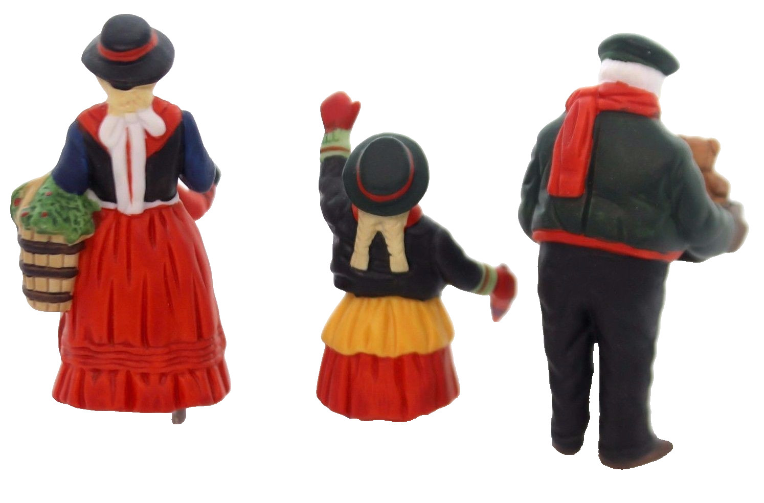 THE TOY PEDDLER # 56162 set of 3 Retired Alpine Village Accesory Dept 56