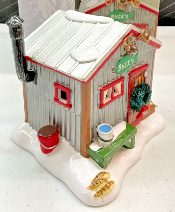Dept 56 Snow Village, Buck’s Fish Shack 6000640 Ltd. Edition RET NEW – FREE SHIP