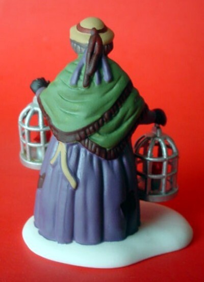 Department 56 Heritage Village Collection The Bird Seller Retired 58033 set of 3