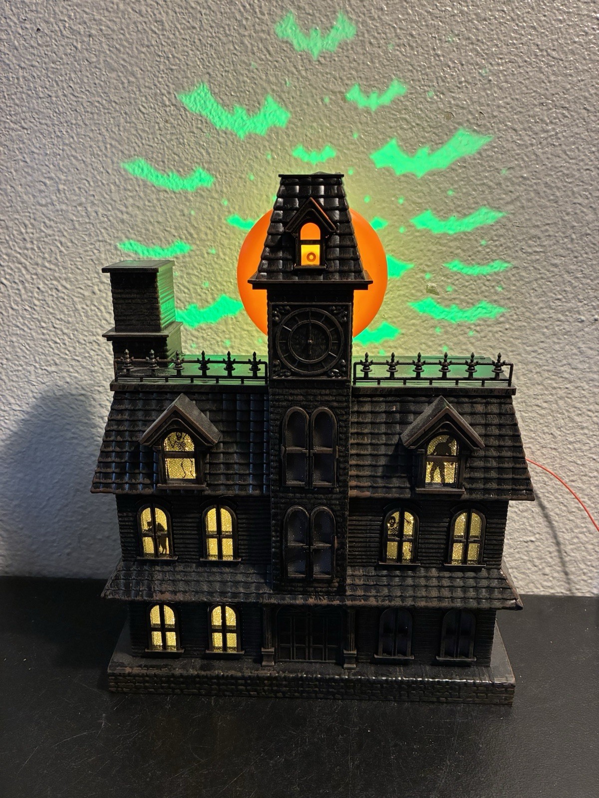 2023 Lighted Haunted House Projection Halloween Decor