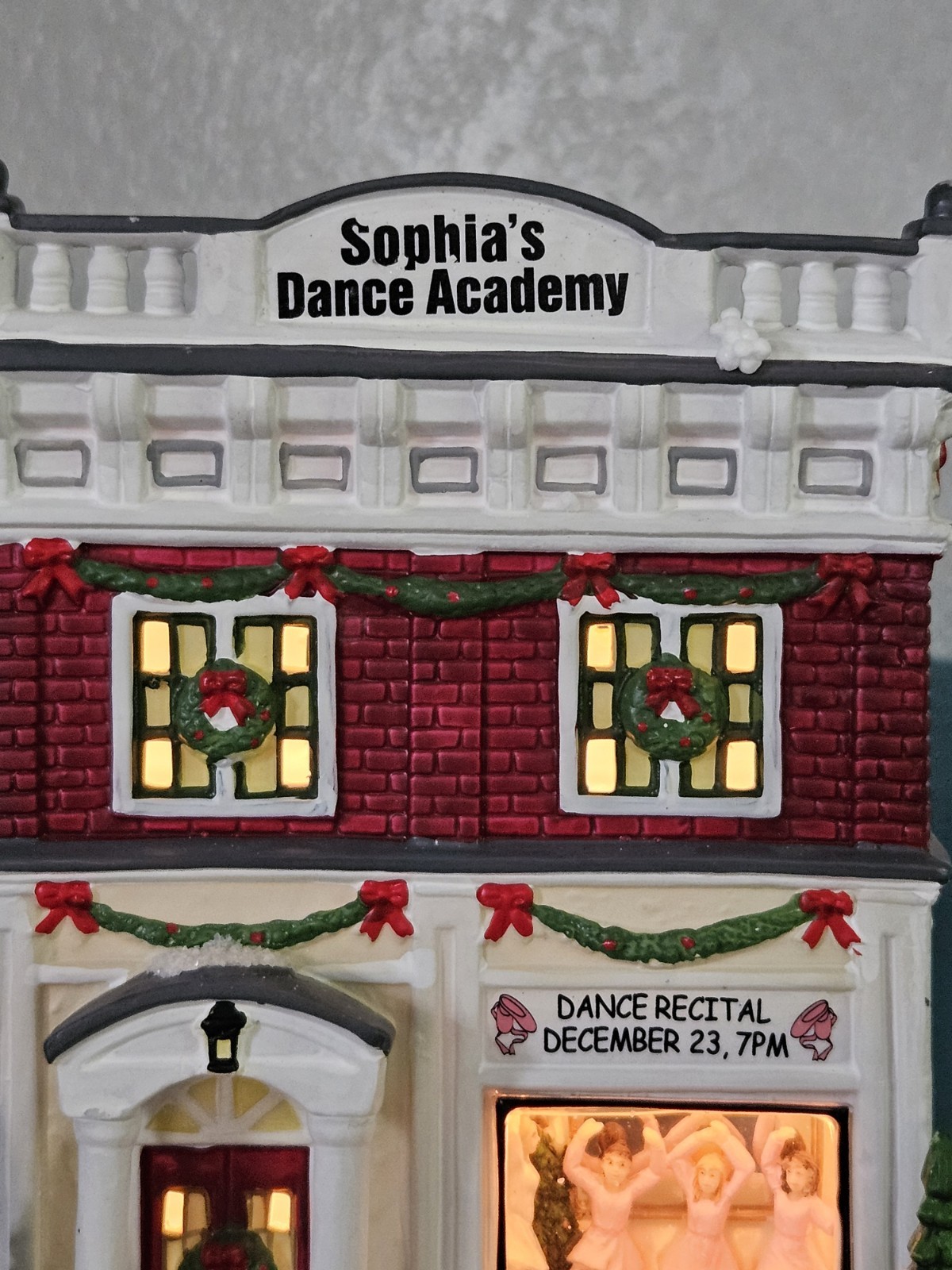 St Nicholas Square Christmas Village Sophia’s Dance Academy In Box