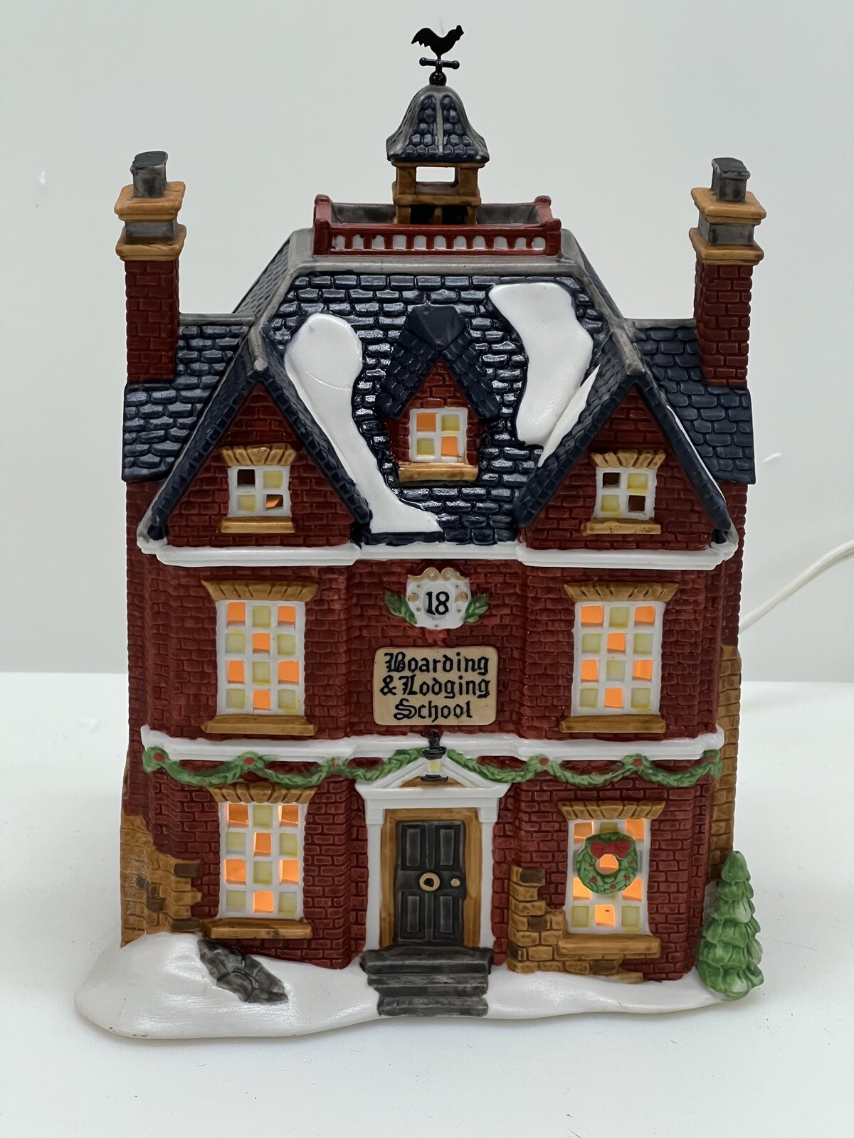 Dept 56 Dicken’s Village “Boarding And Lodging School” A Christmas Carol Series