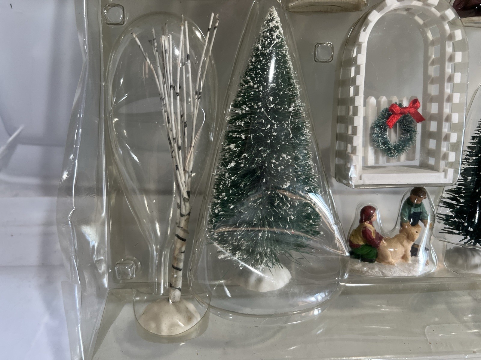 Holiday Inspirations Christmas Village 12pcs House Accessory Package Christmas.