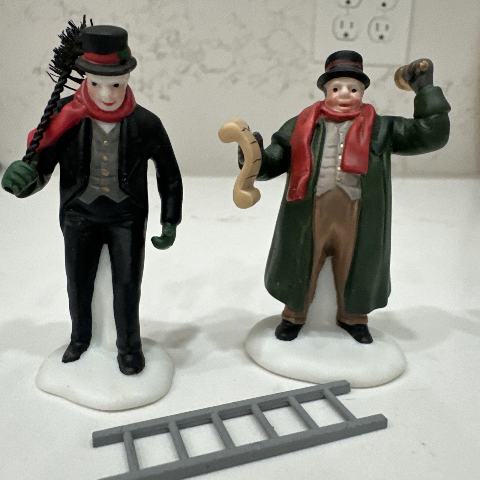 Dept 56 Heritage Village Town Crier & Chimney Sweep Accessory #5569-7