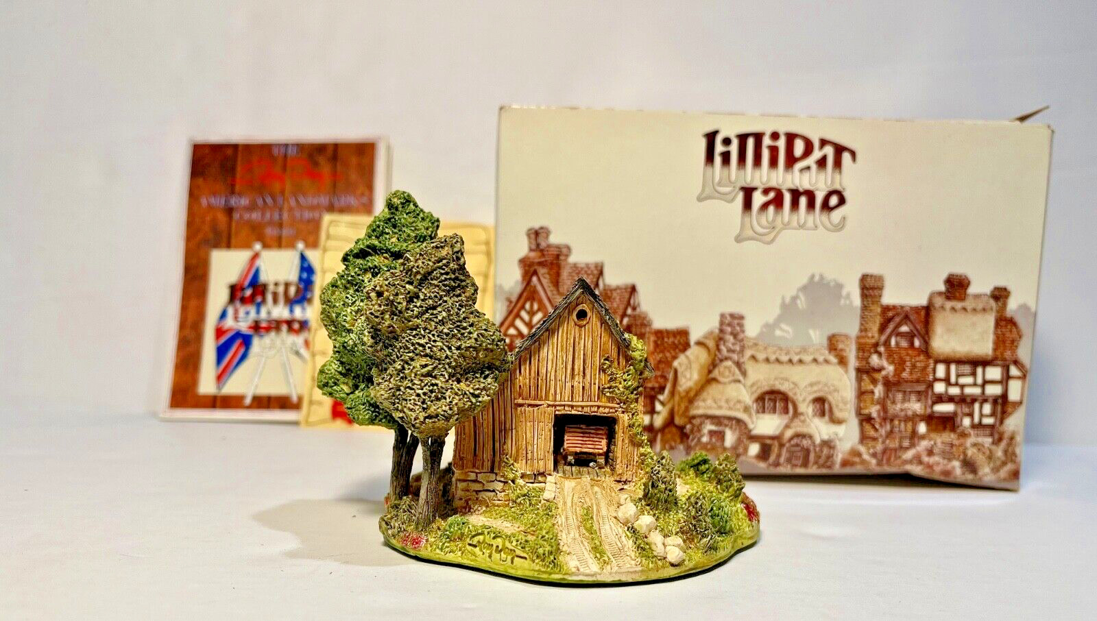 Lilliput Lane The American Landmarks Collection Countryside Barn Vintage 1989