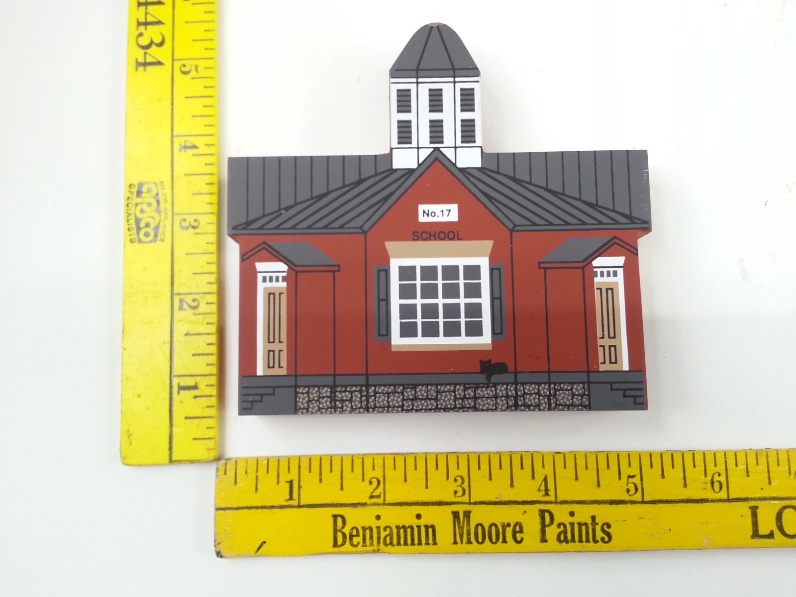 Cats Meow 1989 Shelf Sitter Original Bag Octagonal School
