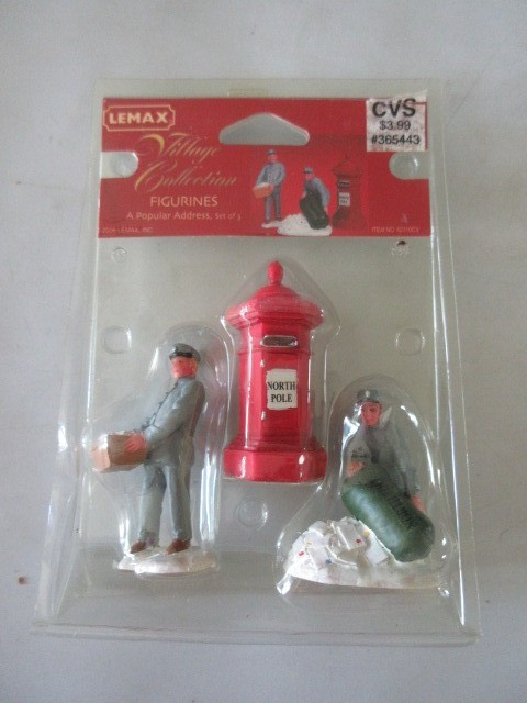 LEMAX Village Collection Figurines: A Popular Address set of 3