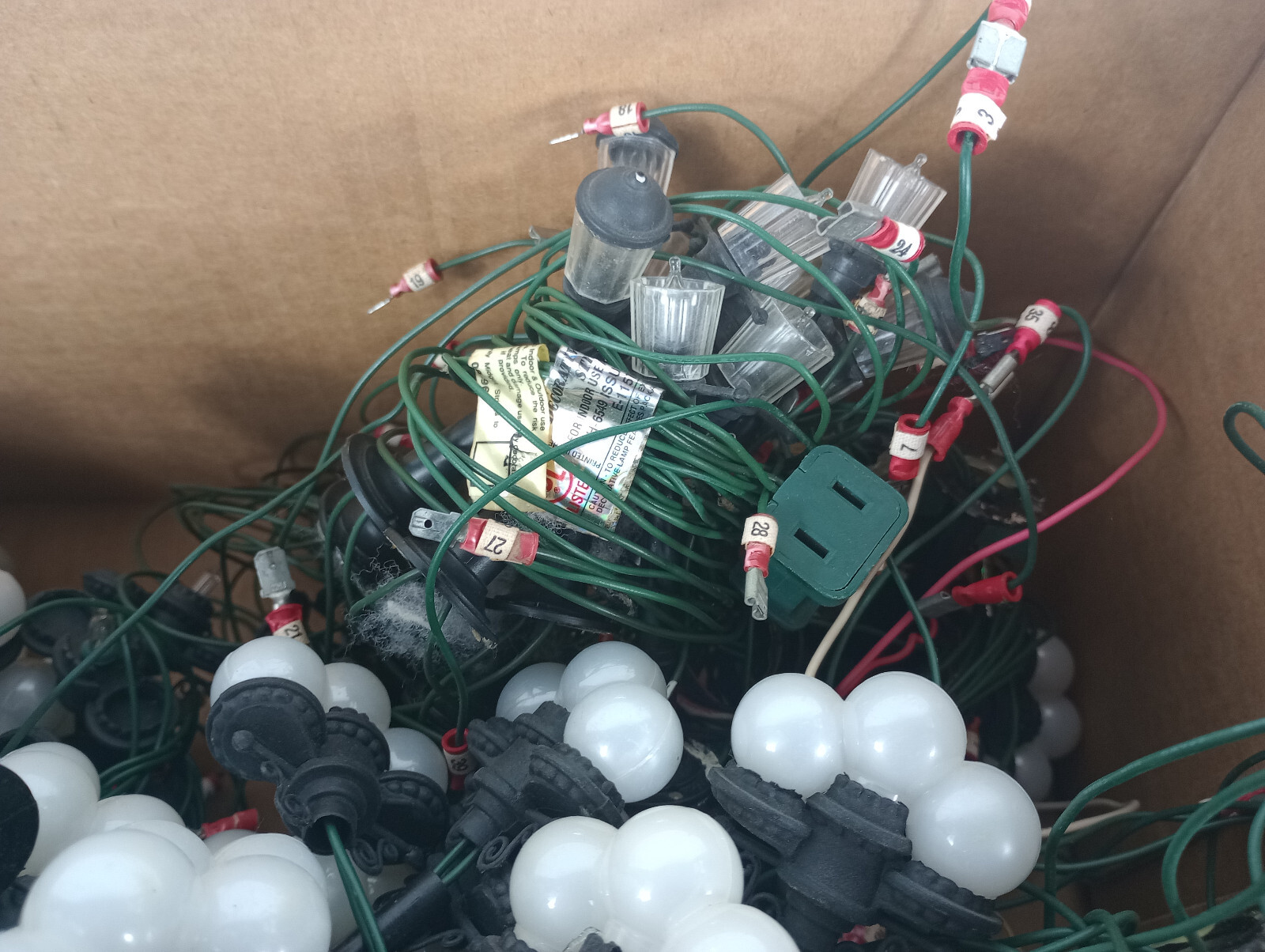 Lot of “Kurt S. Adler Old Fashioned Street Lights” Legal File Box Xmas Model