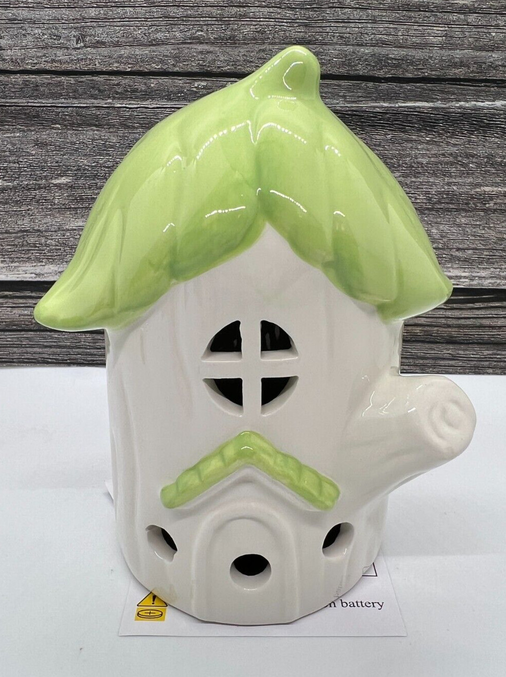 Target Spritz Green Lit Light Up Ceramic Cabbage House ~ Spring Easter 2025 NEW