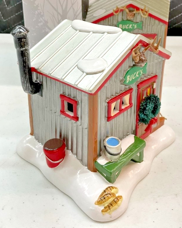 Dept 56 Snow Village, Buck’s Fish Shack 6000640 Ltd. Edition RET NEW – FREE SHIP