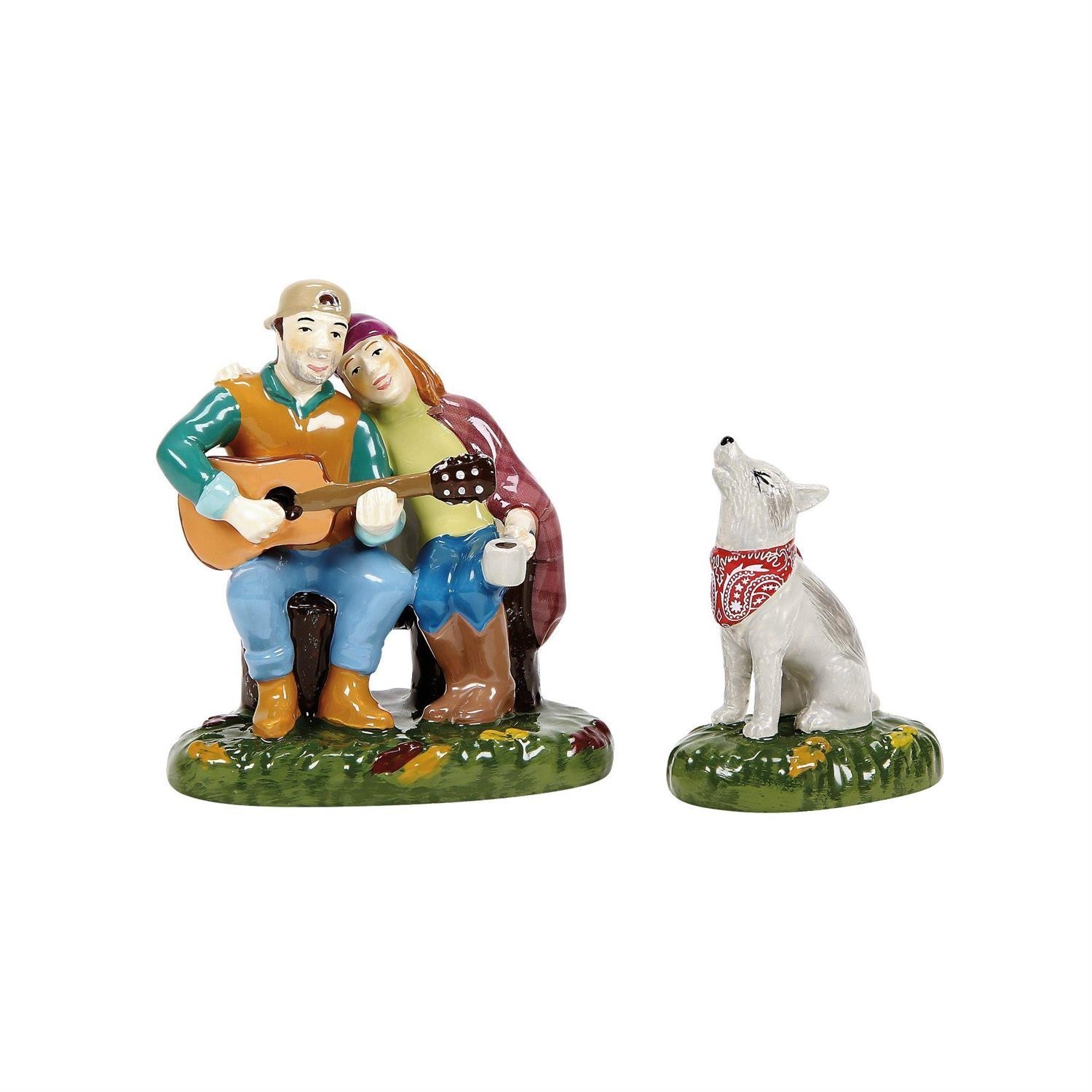 Dept 56 FIRESIDE SERENADE SET/2 Halloween/Harvest Village 6018344 BRAND NEW