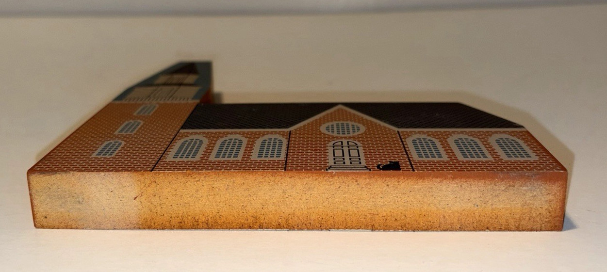 VTG Cats Meow Village Handcrafted Bruton Parish Church Williamsburg Shelf Sitter