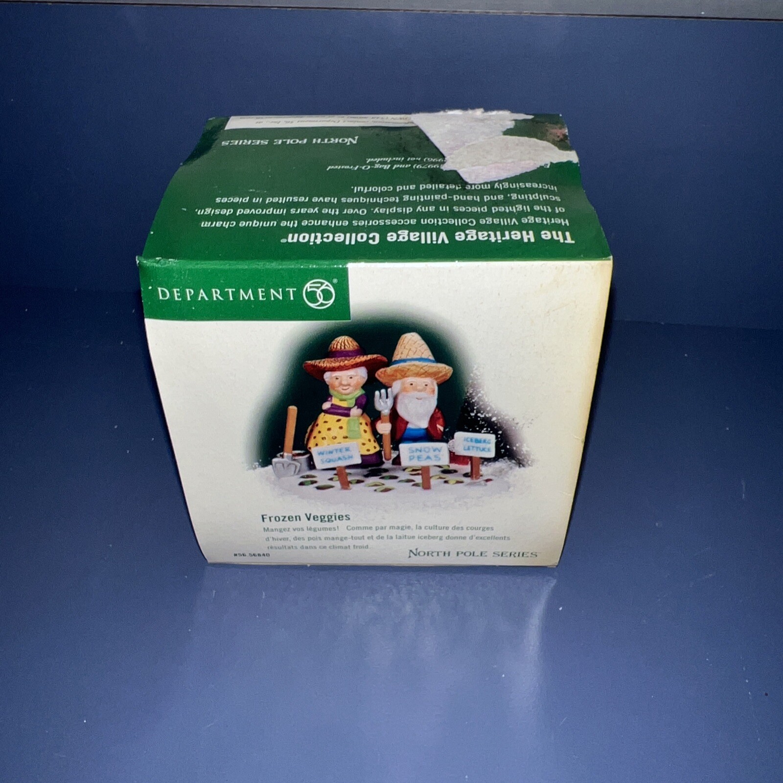 Department 56 North Pole Series 56.56840 Frozen Veggies Retired 2002. New