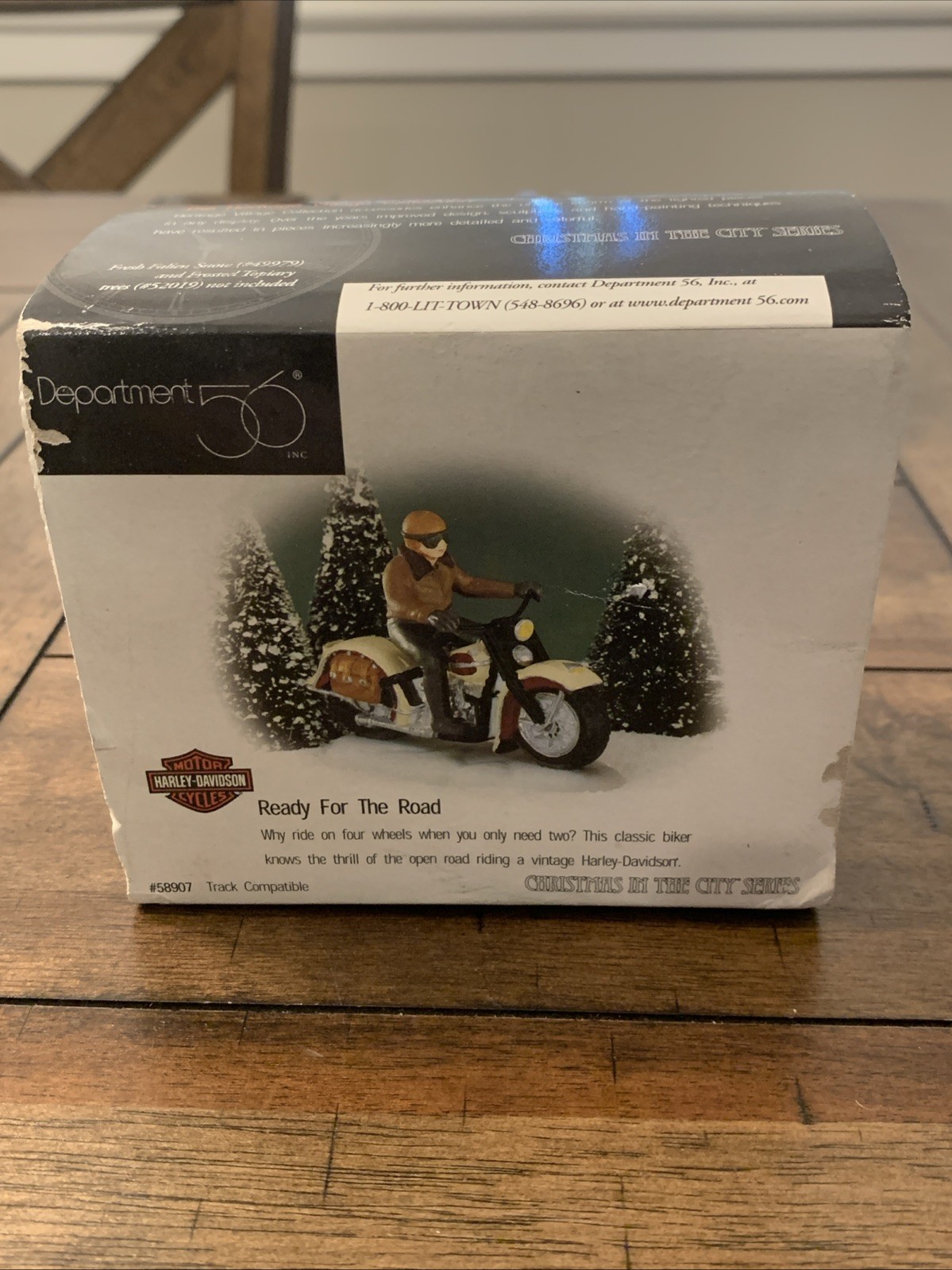 Department 56 Ready For The Road Harley Davidson Christmas in the City Series