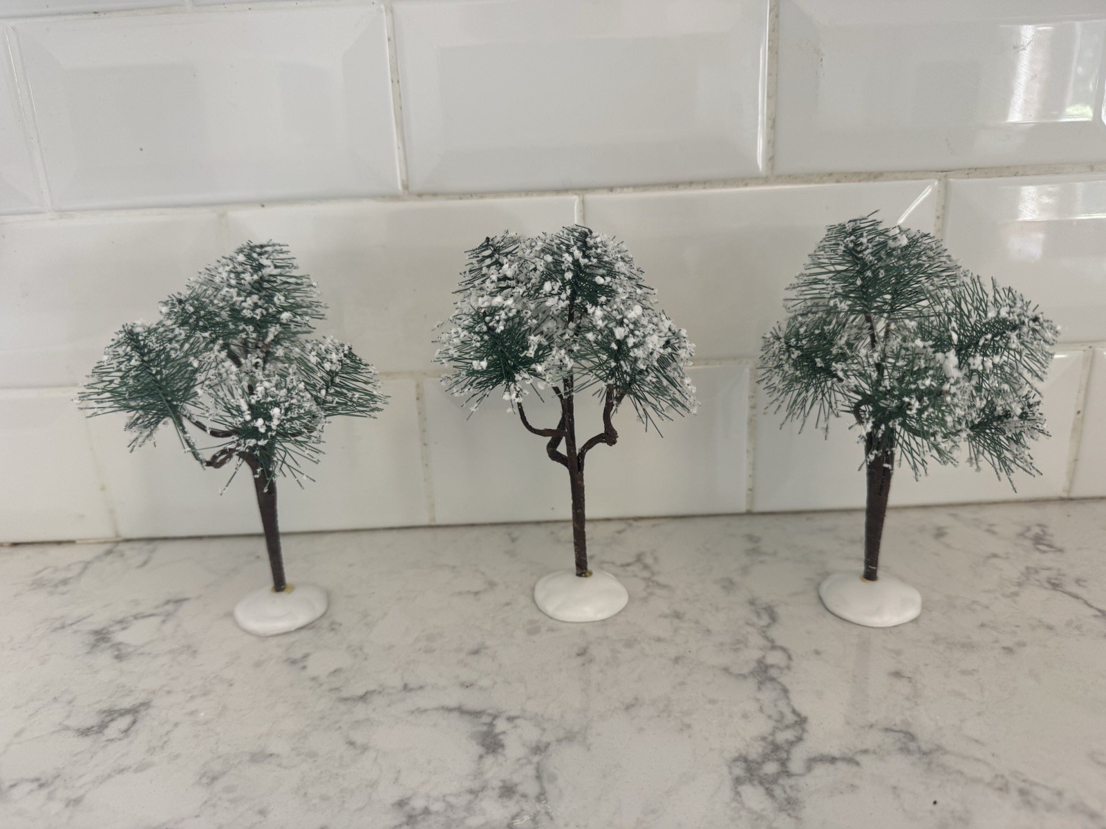 LEMAX Mountain Pine Trees (3). Medium. 6”. 74175