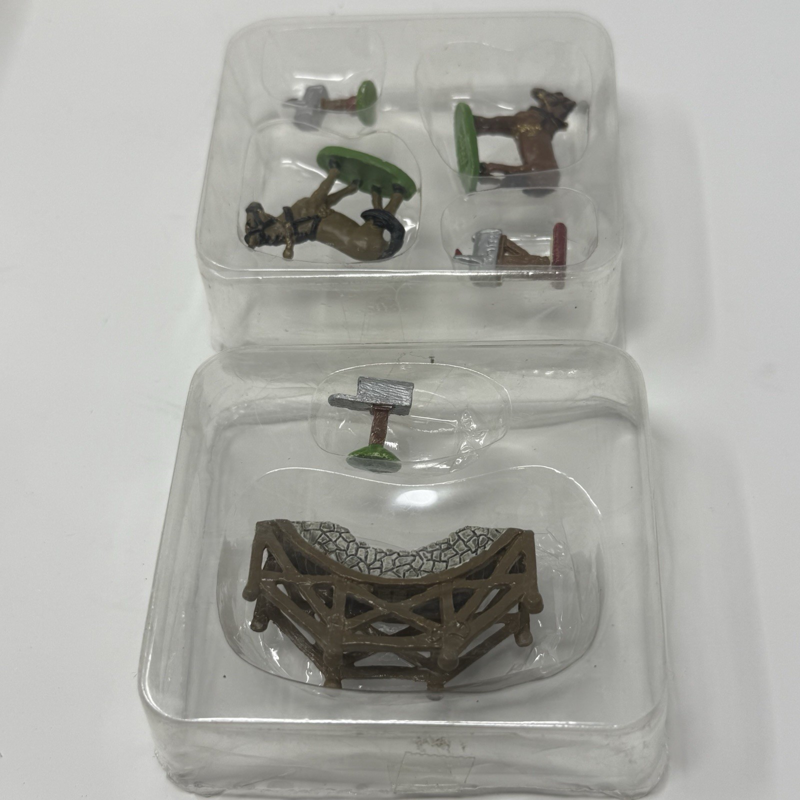 Vintage 1998 All in One Liberty Falls SECONDARY SCHOOL w/Pewter Accessories