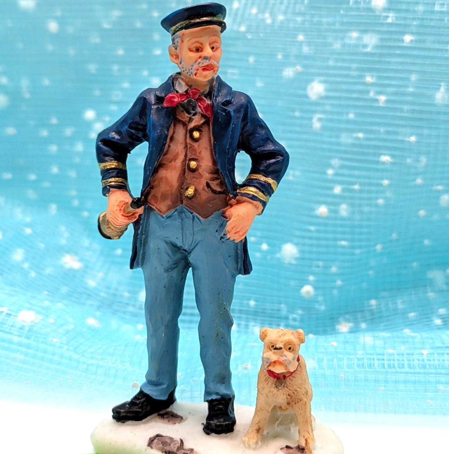 Lemax Sailor Dog nautical Christmas Village Figurine NO BOX INV33