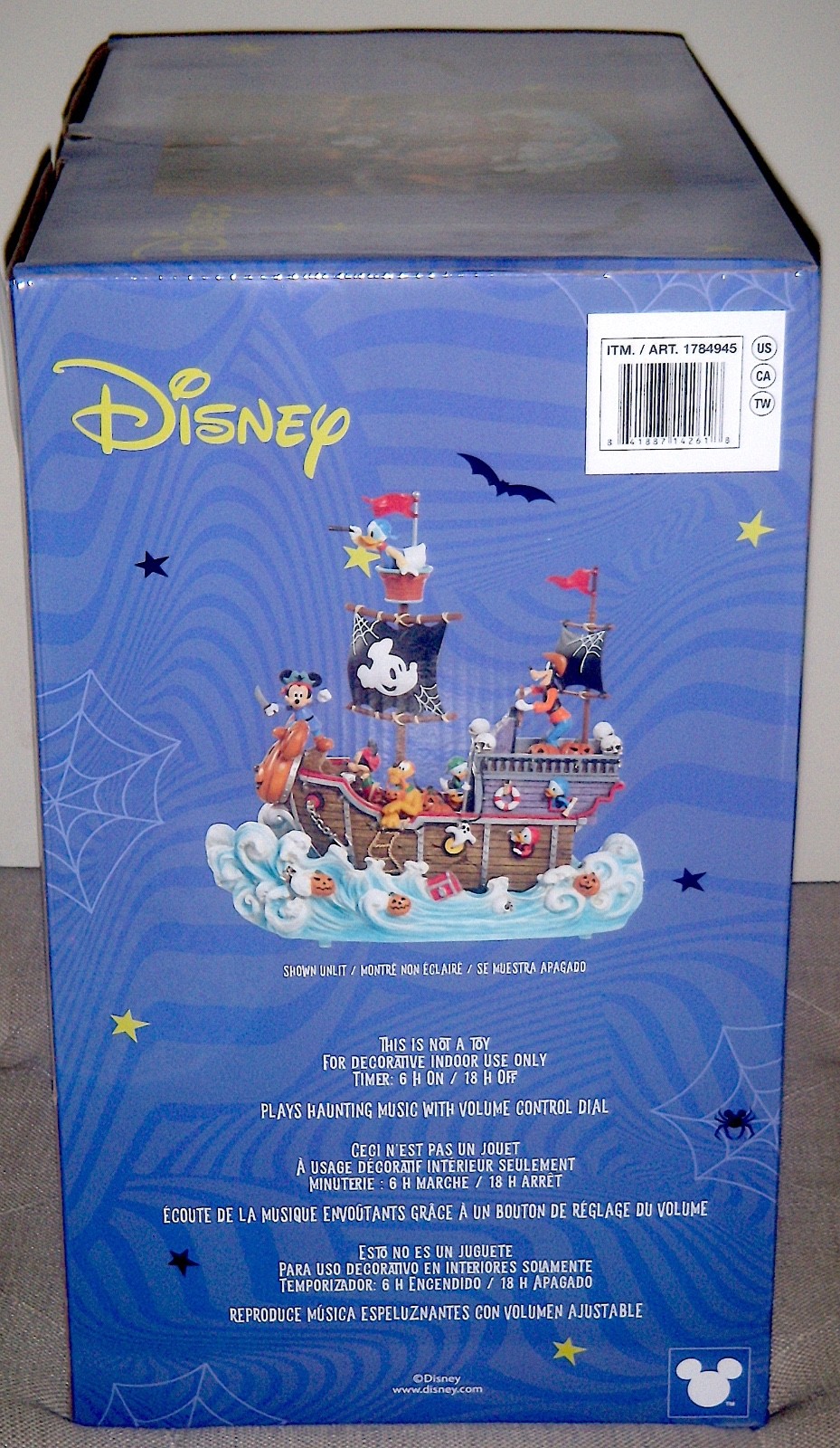 Disney Animated Pirate Ship with Lights and Music Halloween (NEW)