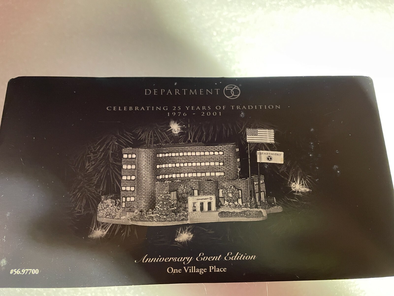 Dept 56 25th Anniversary Event Edition #97700 ‘One Village Place’ New in Box