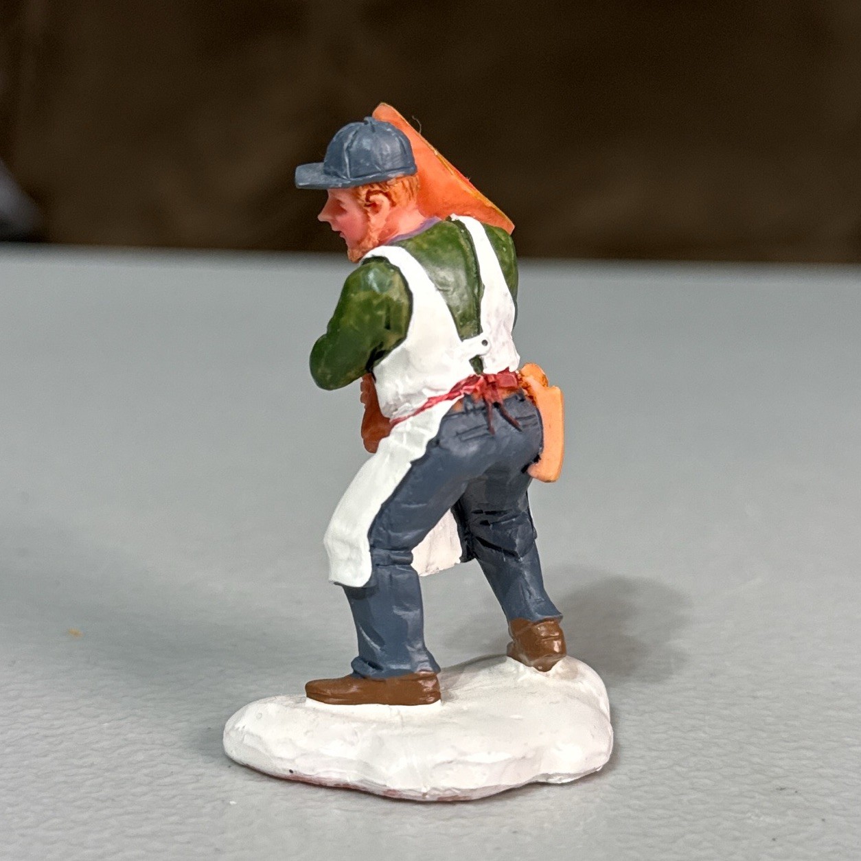 Lemax Village THE BUTCHER Poly-Resin Figurine Christmas Figure 2003 32811M