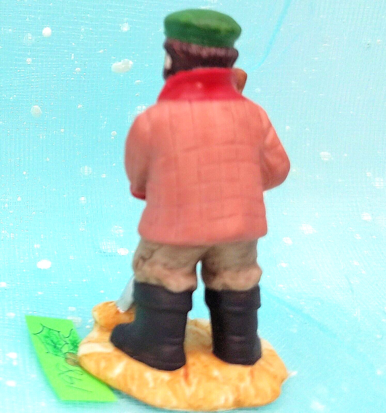 Lefton Ira Robertson Farmer pitchfork Colonial Village Christmas NO BOX INV198