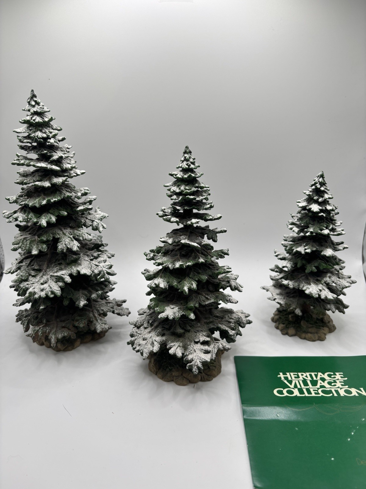 Department 56 Village Accessories Village Pequot Pines (Set of 3) 1 Small Dmg