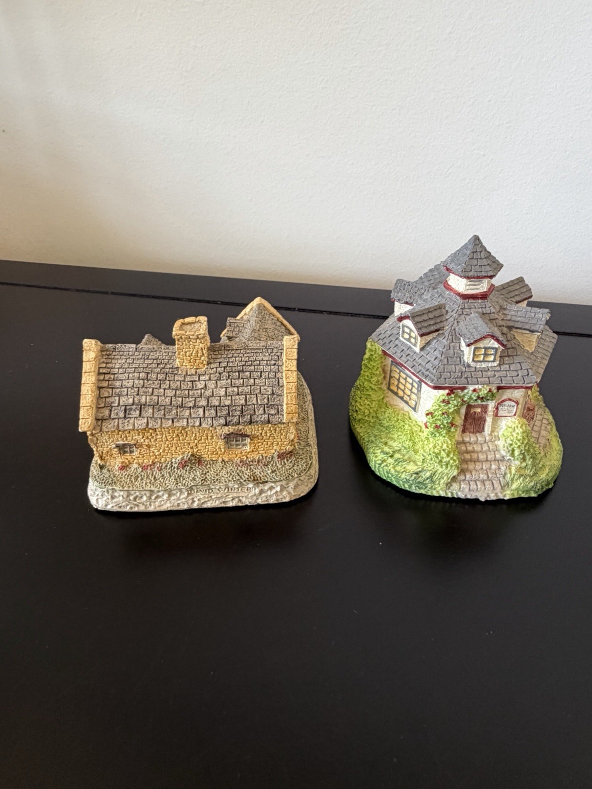 Vtg 1980-90s Lot of 17 DAVID WINTER COTTAGES Handmade GREAT BRITAIN Hand Painted