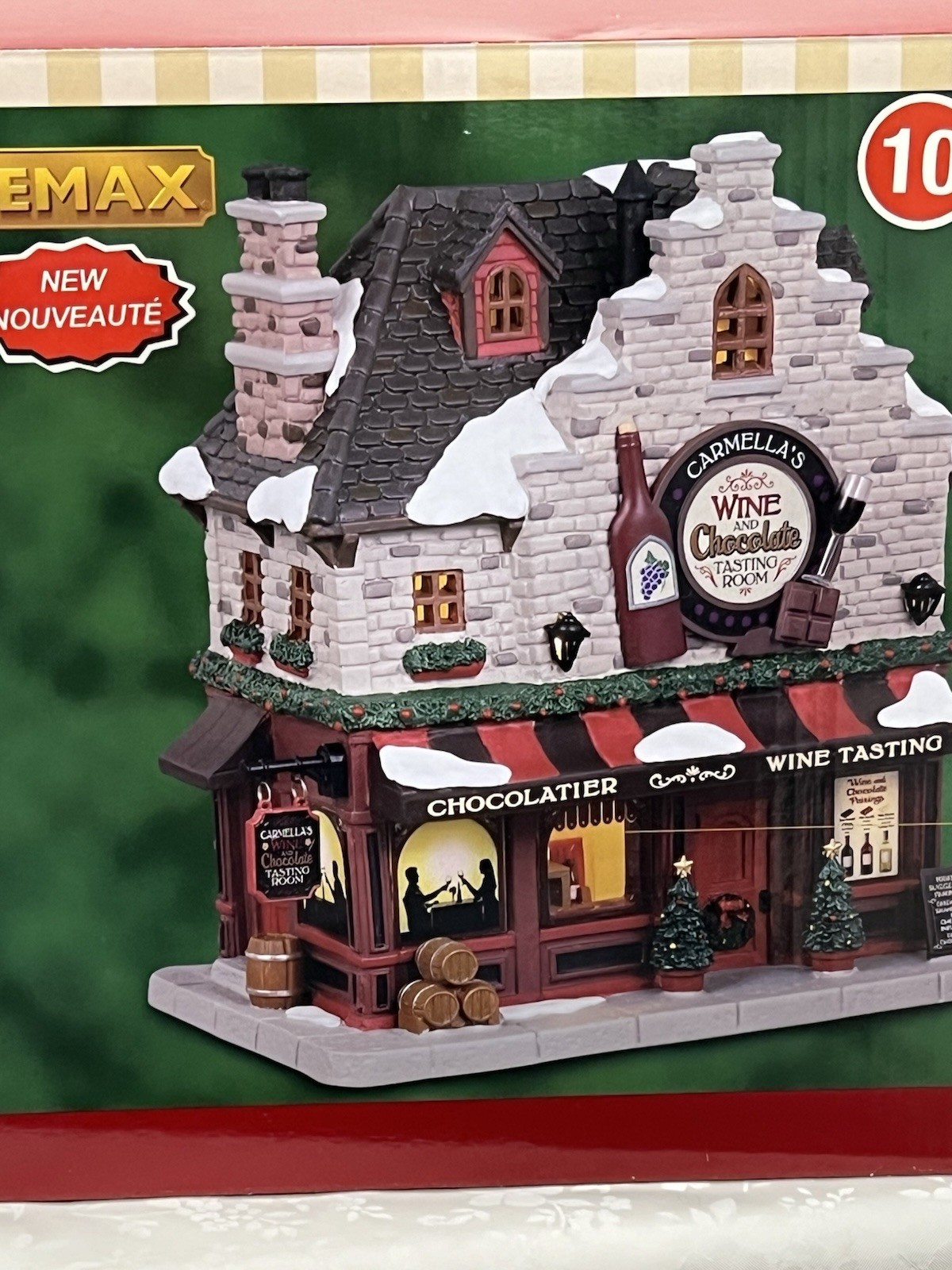 Lemax “Carmella’s Wine And Chocolate Tasting Room” 2023 Excellent Condition !