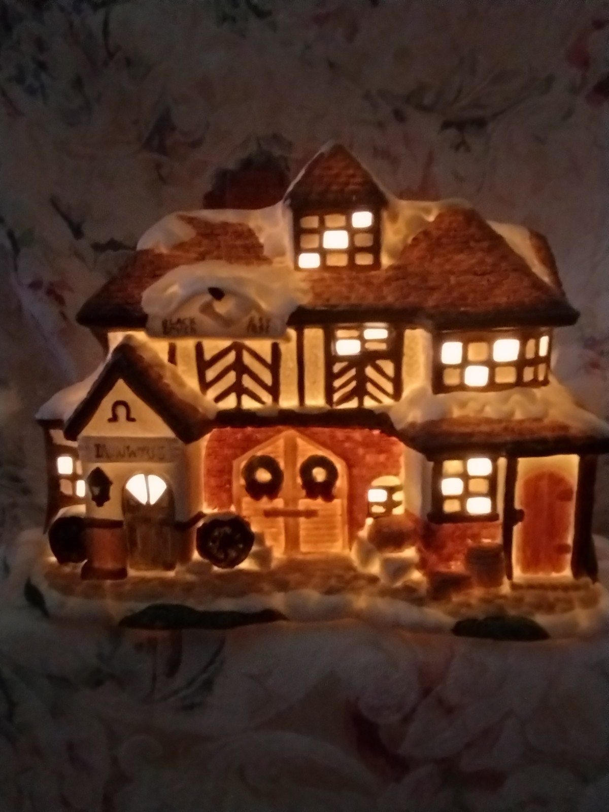 mervyns village square christmas village – Black Smith- See Description