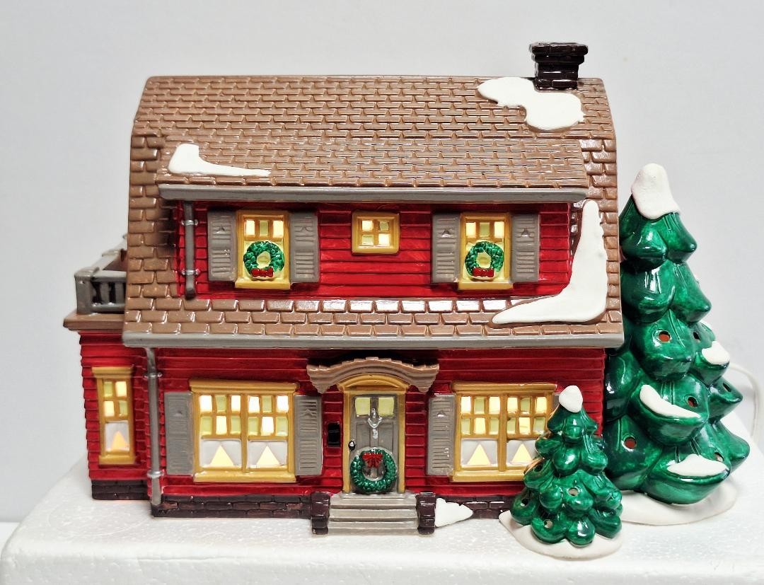 Dept 56 Original Snow Village Dutch Colonial House American Architecture Series