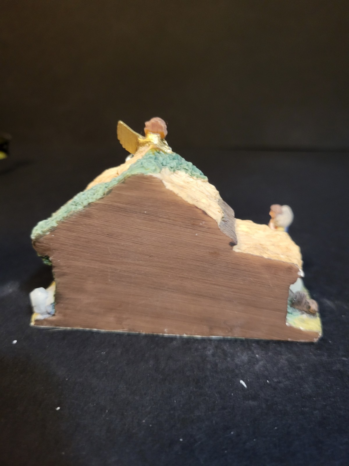 Holiday Time Santas Workbench Christmas Village Nativity Scene DAMAGED