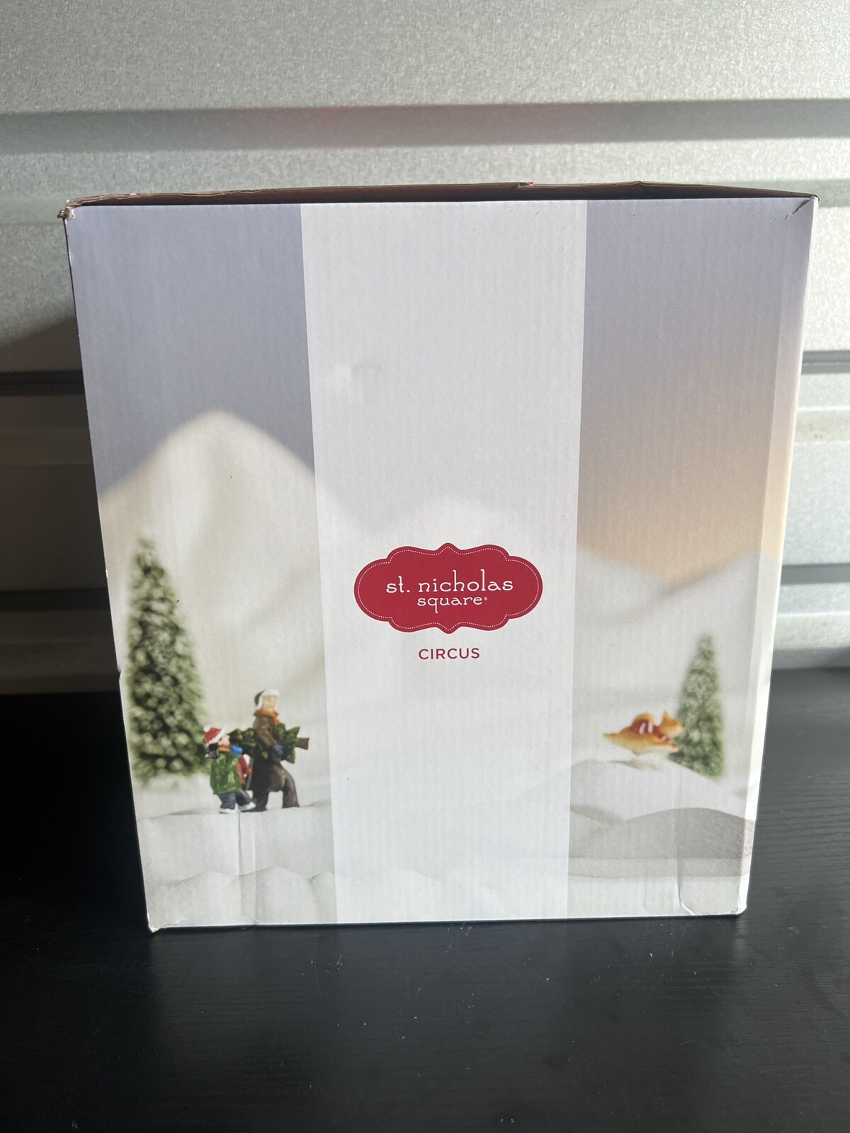 ST NICHOLAS SQUARE VILLAGE “CIRCUS TENT” MUSIC LIGHTS Christmas Decoration New