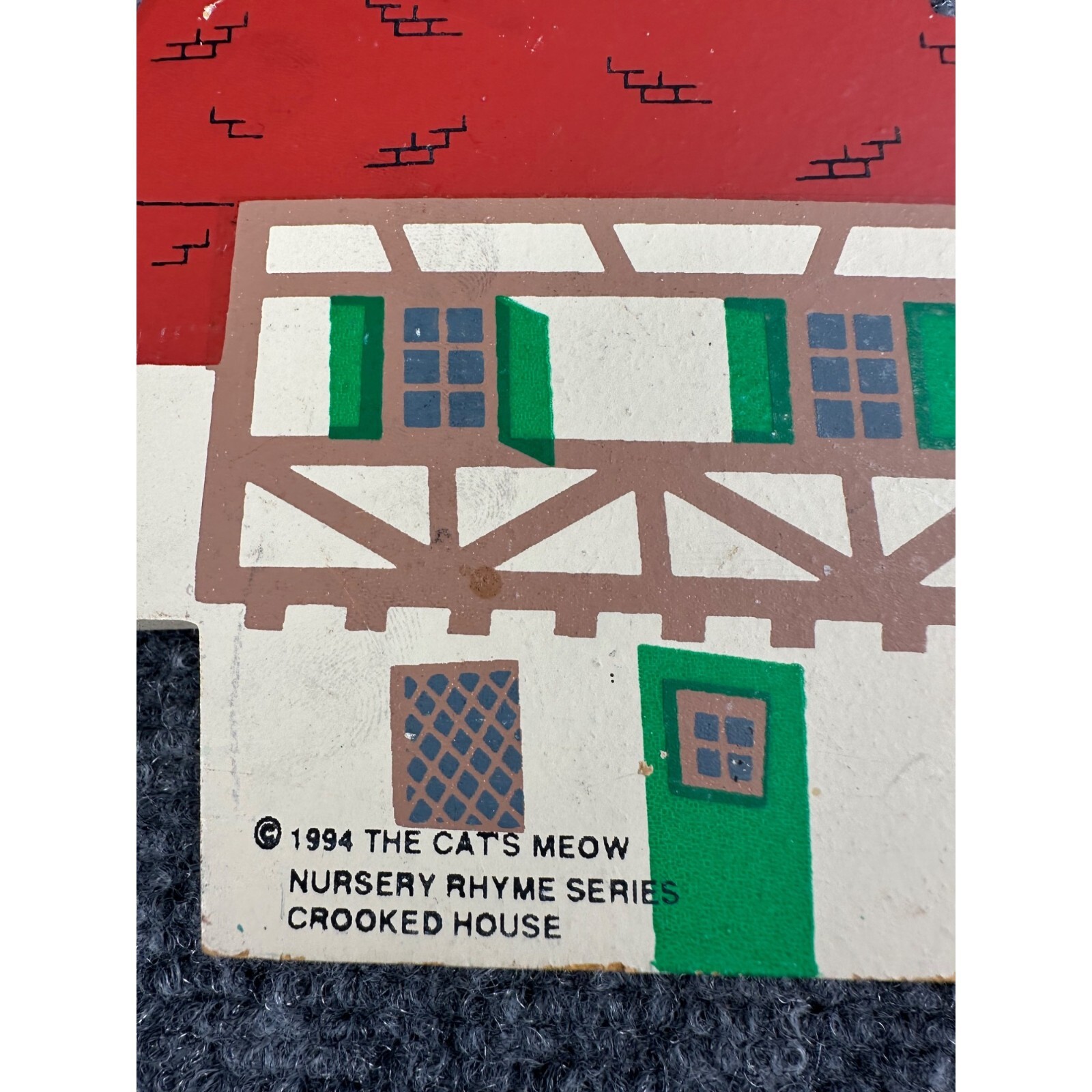 Cats Meow Village Nursery Rhyme Lot of 3 Wood Shelf Sitters Cottage Decor Gift