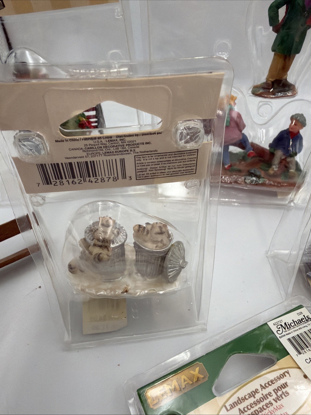 Lot of Assorted Lemax Figurine Christmas Village Accessories 2004-2008 NOS