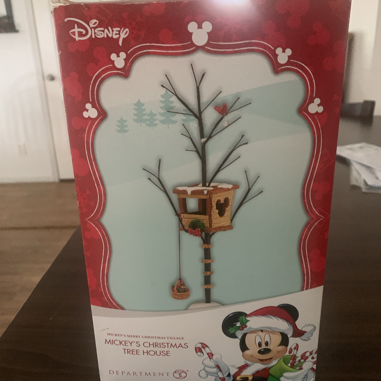 2015 Department 56 Disney Village Mickey’s Christmas Tree House Accessory