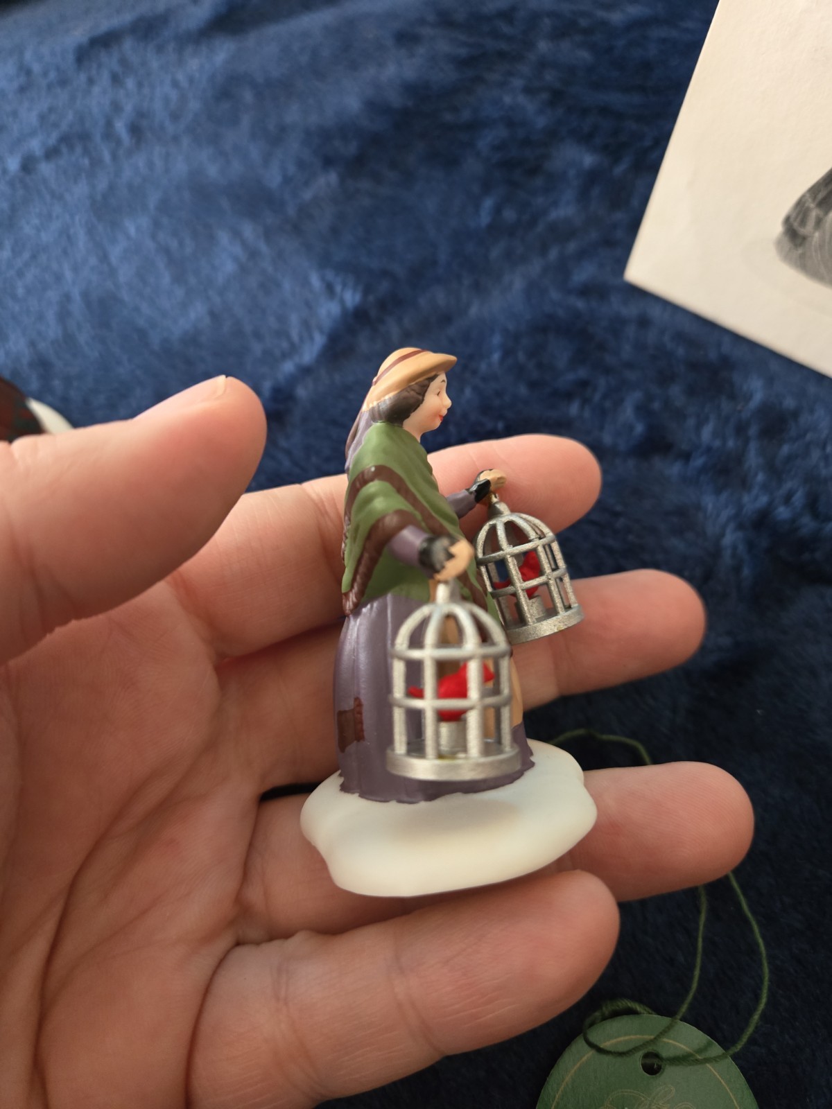 Department 56 Heritage Village The Bird Seller Set Of 3 5803-3 W/box EUC