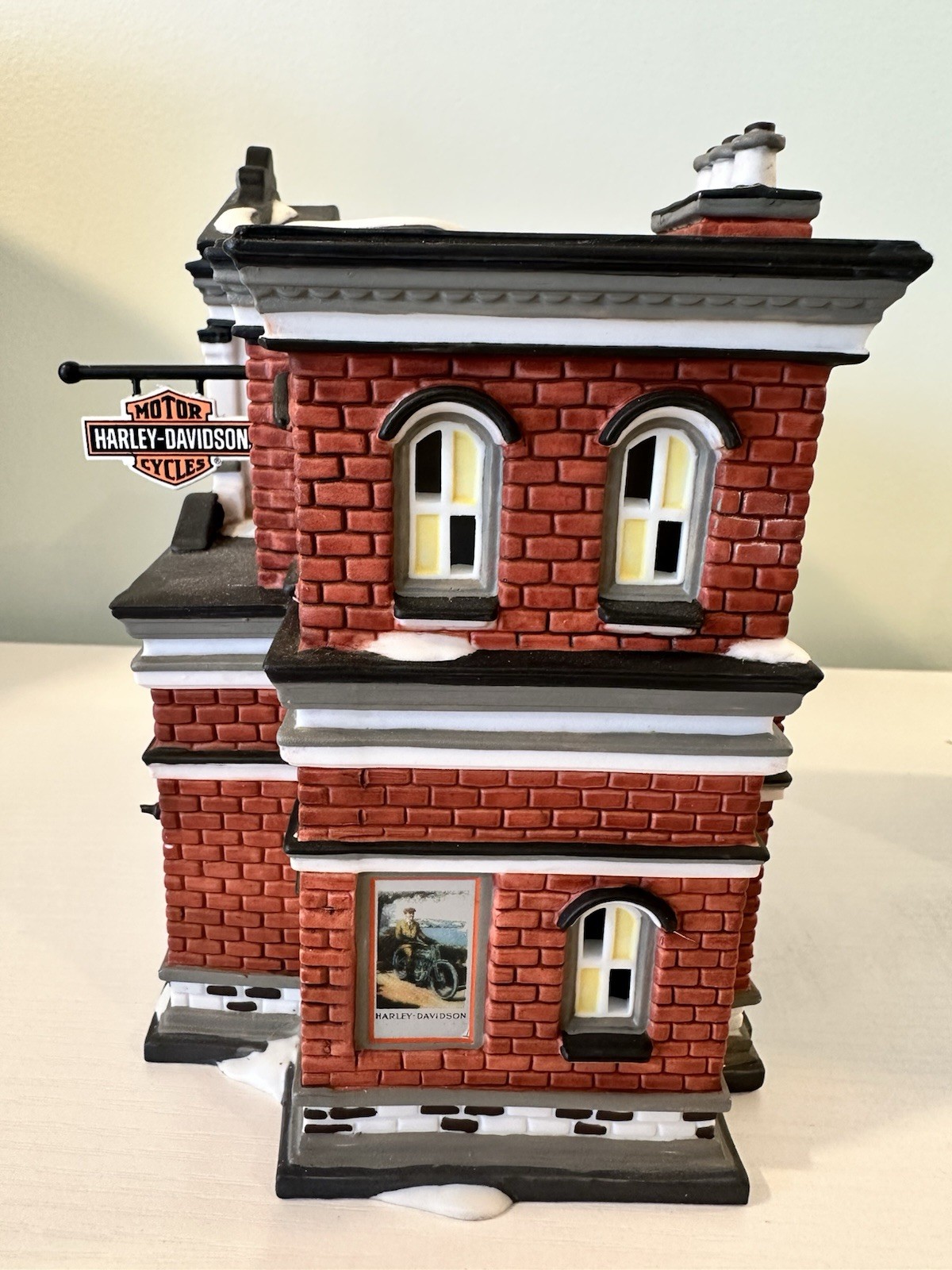 Department 56 CITC – Harley Davidson City Dealership & Fat Boy/Softail Accessory