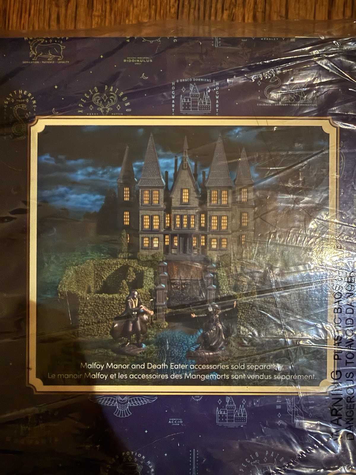 Department 56 MALFOR MANOR and HEDGE AND GATE SET Harry Potter Village